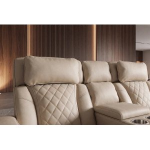 HOLLYWOOD elektromos mozi fotel 2 személyes - beige