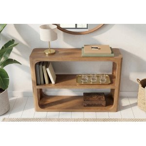 SAHARA tömör mangófa konzolasztal - 90cm INVICTA