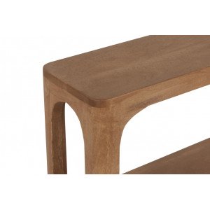 SAHARA tömör mangófa konzolasztal - 90cm