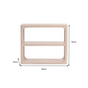 SAHARA tömör mangófa konzolasztal - 90cm
