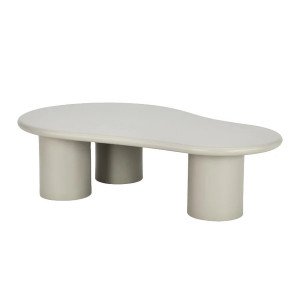 ORGANICO modern dohányzóasztal - 130cm - beige