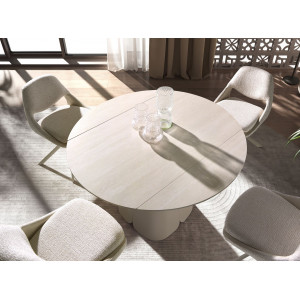 MOJACAR prémium kerámia bővíthető étkezőasztal - 130cm