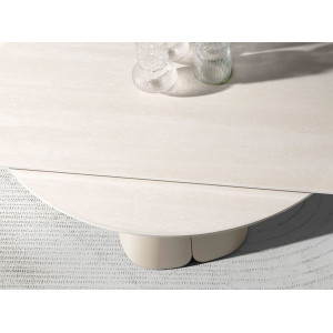MOJACAR prémium kerámia bővíthető étkezőasztal - 130cm