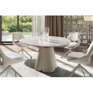 MOJACAR prémium kerámia bővíthető étkezőasztal - 130cm AC_DSC