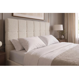 PRESTIGE modern boucle ágykeret - beige - 160x200cm