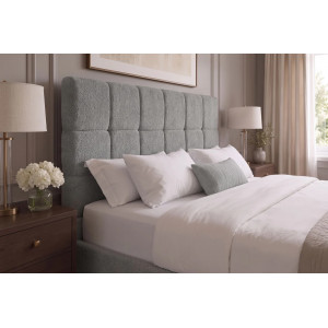 PRESTIGE modern boucle ágykeret -  180x200cm - szürke