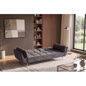BOUTIQUE elegáns bársony kanapéágy - 215cm