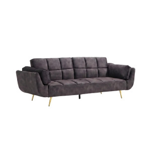 BOUTIQUE elegáns bársony kanapéágy - 215cm