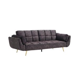 BOUTIQUE elegáns bársony kanapéágy - 215cm