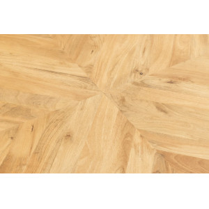 INFINITY HOME modern kerek mangófa étkezőasztal - 120cm