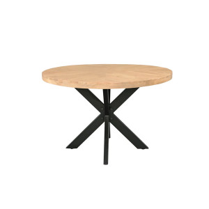 INFINITY HOME modern kerek mangófa étkezőasztal - 120cm
