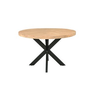 INFINITY HOME modern kerek mangófa étkezőasztal - 120cm