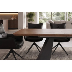 PRESTIGE modern bővíthető dió étkezőasztal - 180-240cm
