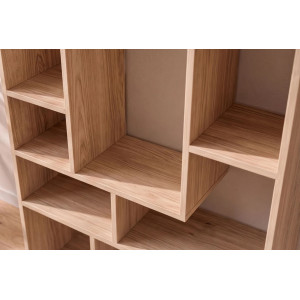 MAKASSAR modern mangófa polc / térelválasztó - 180cm
