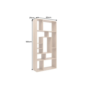 MAKASSAR modern mangófa polc / térelválasztó - 180cm