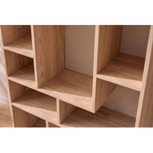 MAKASSAR modern mangófa polc / térelválasztó - 180cm