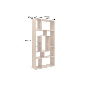 MAKASSAR modern mangófa polc / térelválasztó - 180cm