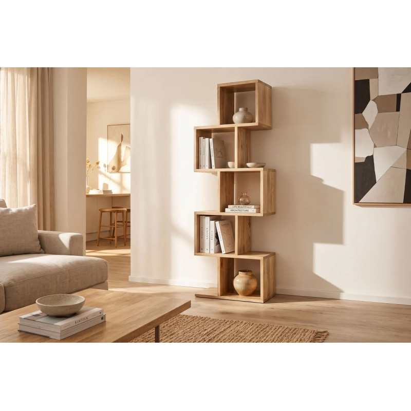 MAKASSAR modern mangófa polc - 150cm