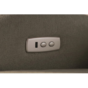 PRIORITY modern elektromos relaxfotel USB csatlakozóval - zöld