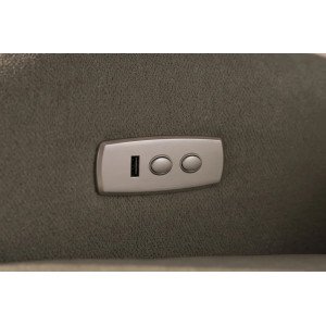 PRIORITY modern elektromos relaxfotel USB csatlakozóval - zöld