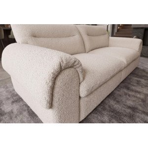MELLOW modern bouclé kanapé - 215cm