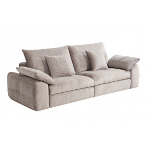 SOHO modern zsenília kanapé - 260cm - beige