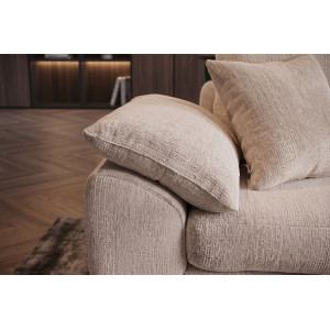 SOHO modern zsenília kanapé - 260cm - beige