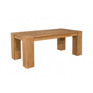 MAKASSAR modern mangófa dohányzóasztal - 100cm