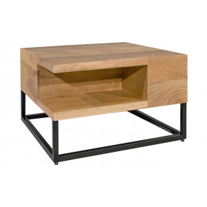 GIANT modern mangófa dohányzóasztal - 60cm