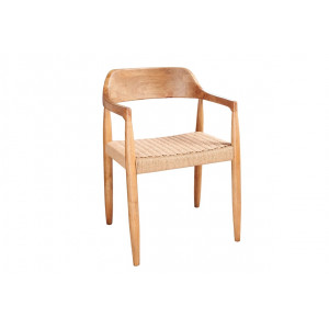 FORMA modern fenyő /rattan étkezőszék