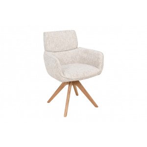UNIQUE modern forgatható étkezőszék - beige