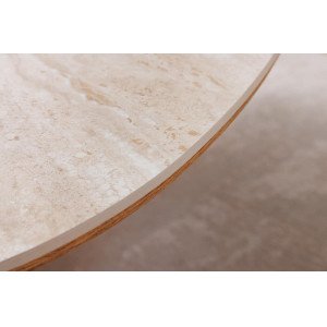 ORGANIKO modern kerámia / tölgy dohányzóasztal - 110cm