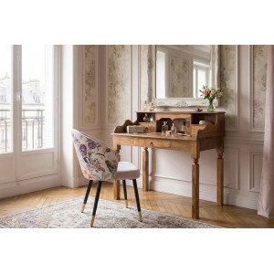 MAISON CLASSIQUE modern bársony étkezőszék - lila