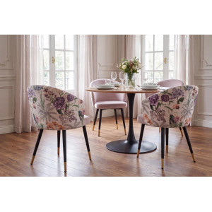 MAISON CLASSIQUE modern bársony étkezőszék - lila