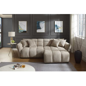 CLOUD XXL modern bouclé kanapé - 260cm - beige