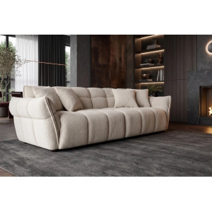 CLOUD XXL modern bouclé kanapé - 260cm - beige