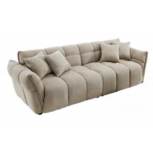 CLOUD XXL modern bouclé kanapé - 260cm - beige