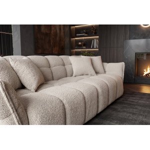 CLOUD XXL modern bouclé kanapé - 260cm - beige