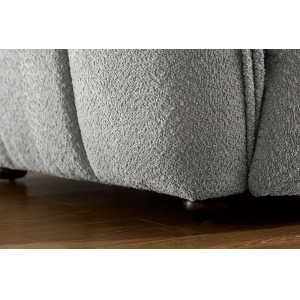 CLOUD XXL modern bouclé kanapé - 260cm - szürke