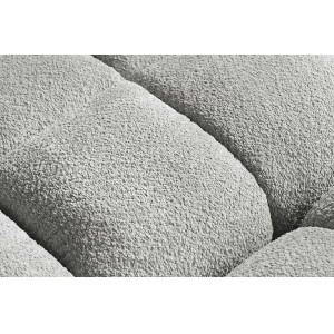 CLOUD XXL modern bouclé kanapé - 260cm - szürke
