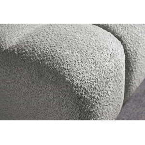 CLOUD XXL modern bouclé kanapé - 260cm - szürke
