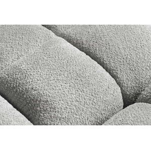 CLOUD XXL modern bouclé kanapé - 260cm - szürke