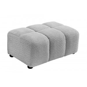 CLOUD XXL modern bouclé kanapé - 260cm - szürke