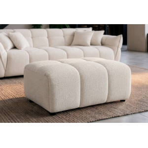CLOUD XXL modern tweed bouclé kanapé - 260cm - beige