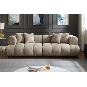 ADLON XXL modern bouclé kanapé - 255cm - beige