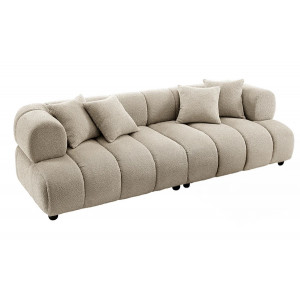 ADLON XXL modern bouclé kanapé - 255cm - beige
