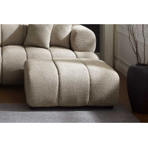 ADLON XXL modern bouclé kanapé - 255cm - beige