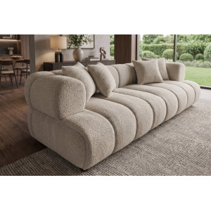 ADLON XXL modern bouclé kanapé - 255cm - beige
