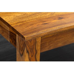 MAKASSAR-II bővíthető tömör rózsafa étkezőasztal - 160-240cm