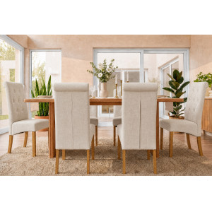 CASA klasszikus étkezőszék - beige